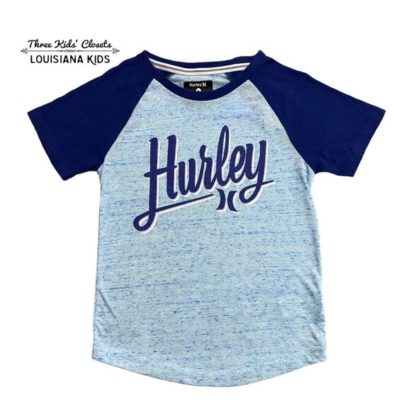 Hurley Other - Hurley Sz 6 Blue Raglan Tee Shirt